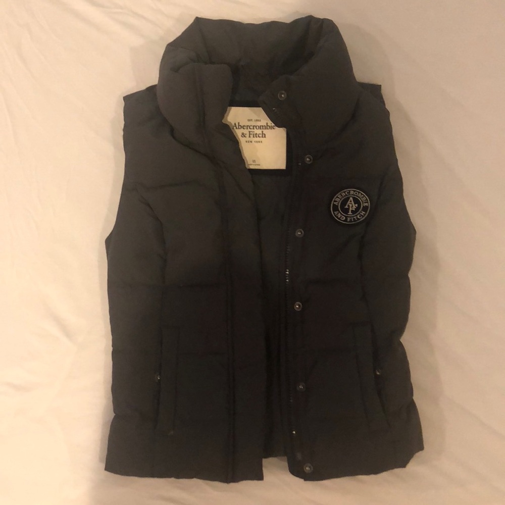 Abercrombie and fitch xs dark grey vest